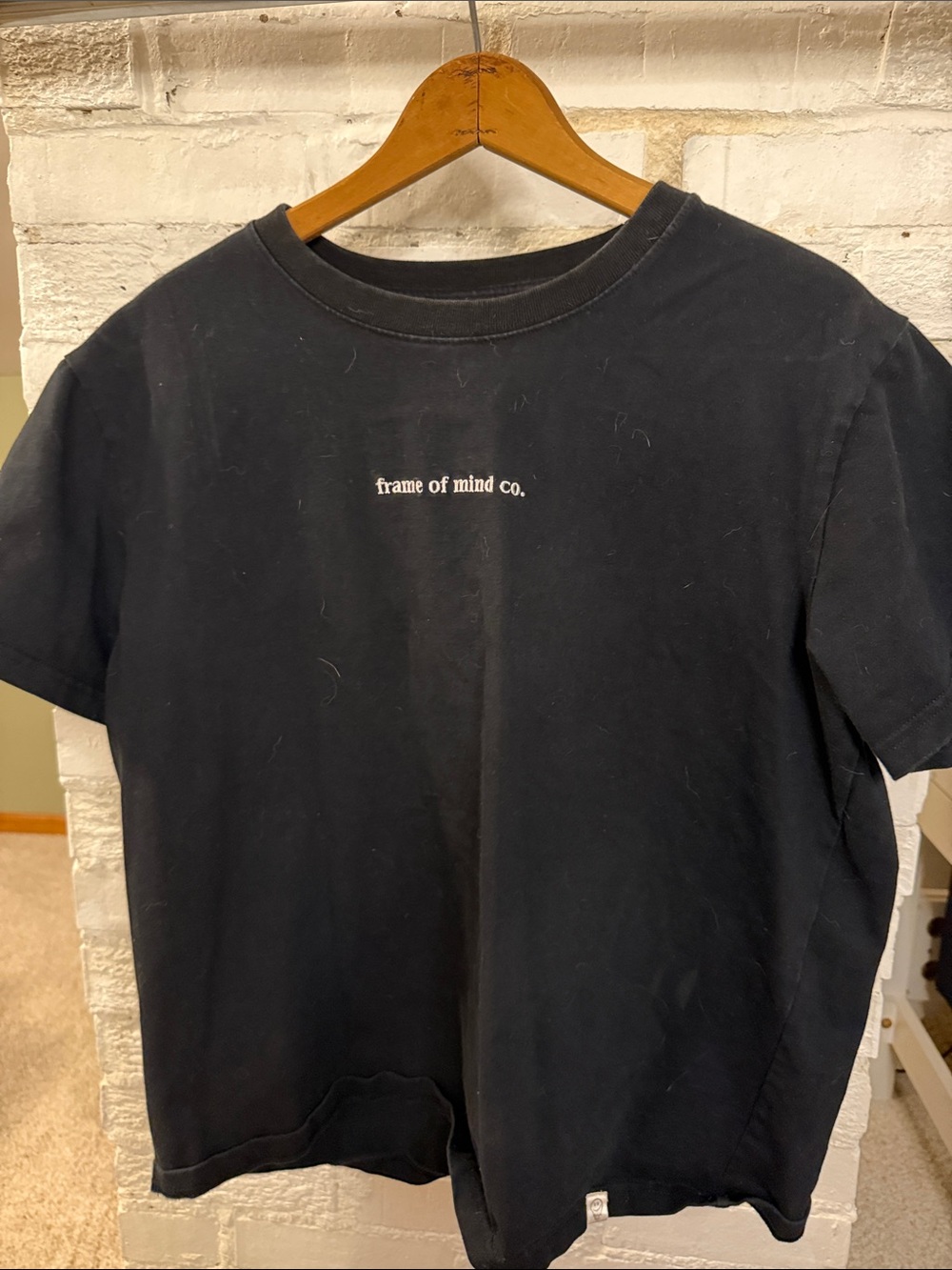 Frame of Mind Co. Men's Black Graphic Tee